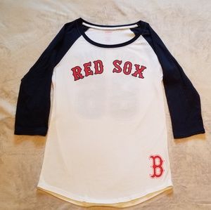 PINK Boston Red Sox 3/4 length T-Shirt